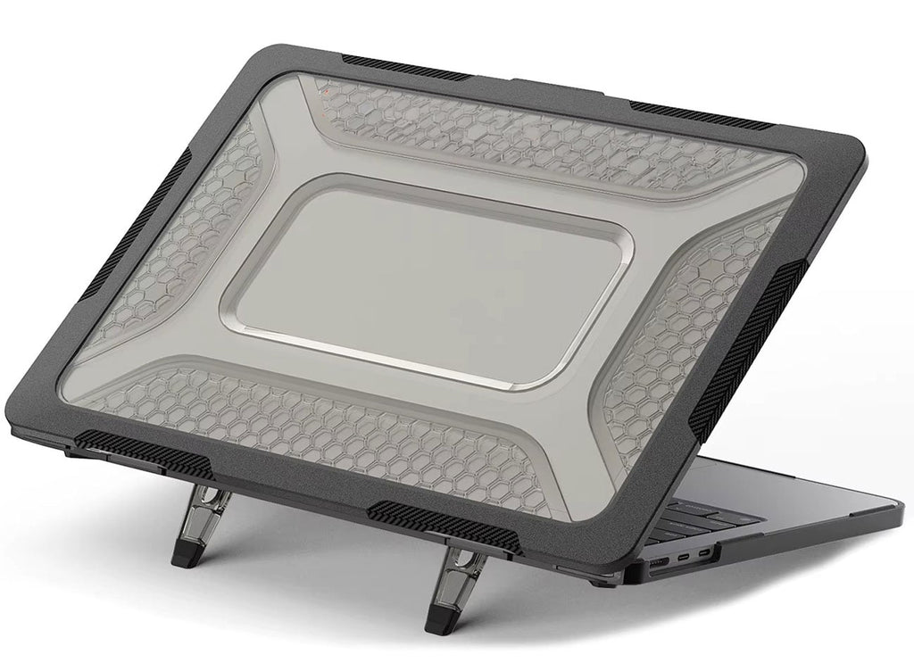 Abt Heavy Duty Hard Shell Laptop Case for MacBook Pro 2026 16 Inch in Black and Clear - SHELLPRO16RUGBLK/ - image 1