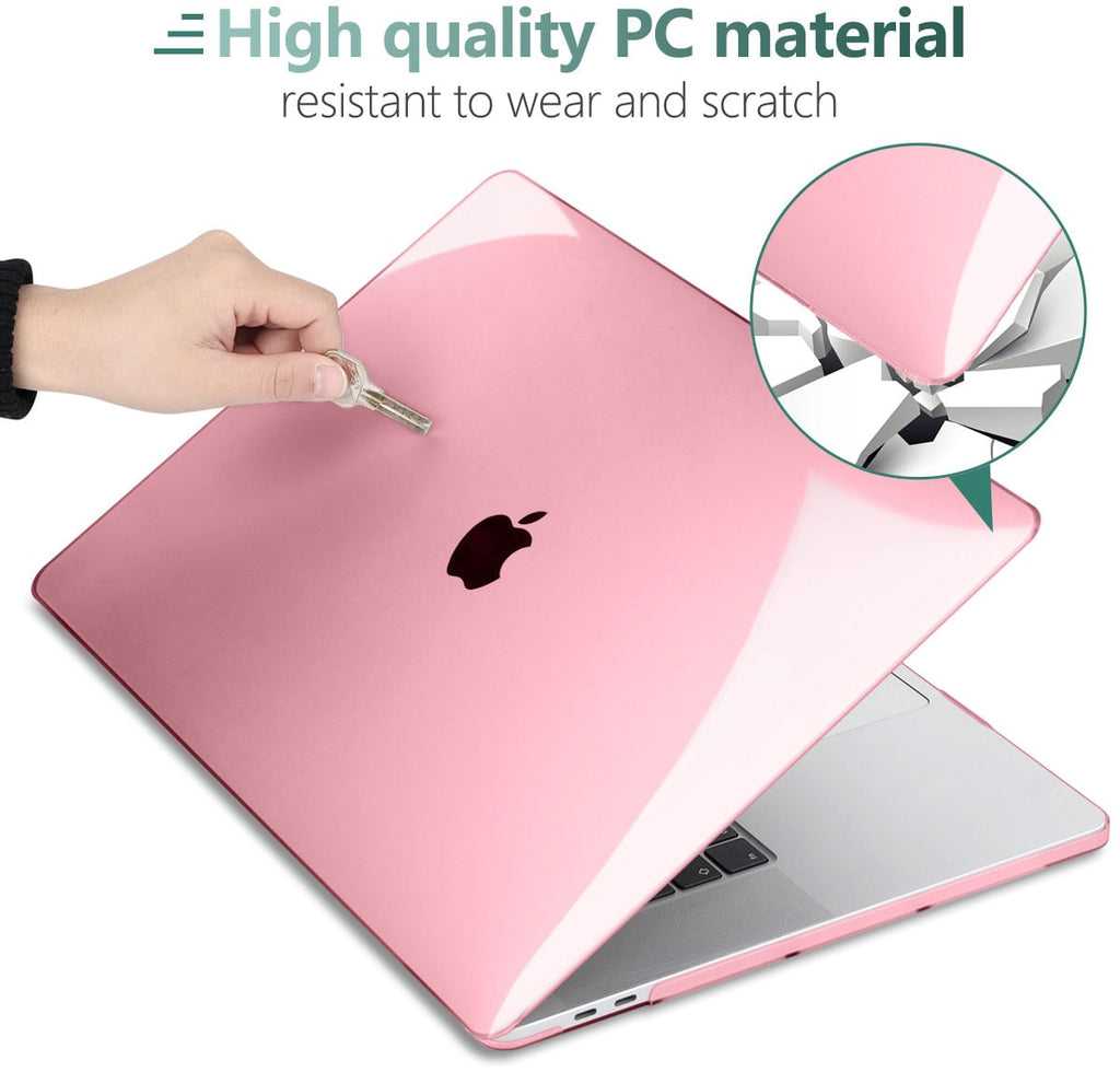 Abt Hardshell Case for MacBook Air 13-Inch (M2/M3, 2022-2024) in Pink Frosted - SHELLAIR13PINKFROST - image 2
