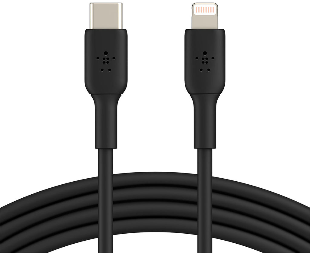 Belkin BOOST CHARGE Black 3.3 Foot USB-C To Lightning Cable - CAA003BT1MBK - image 5