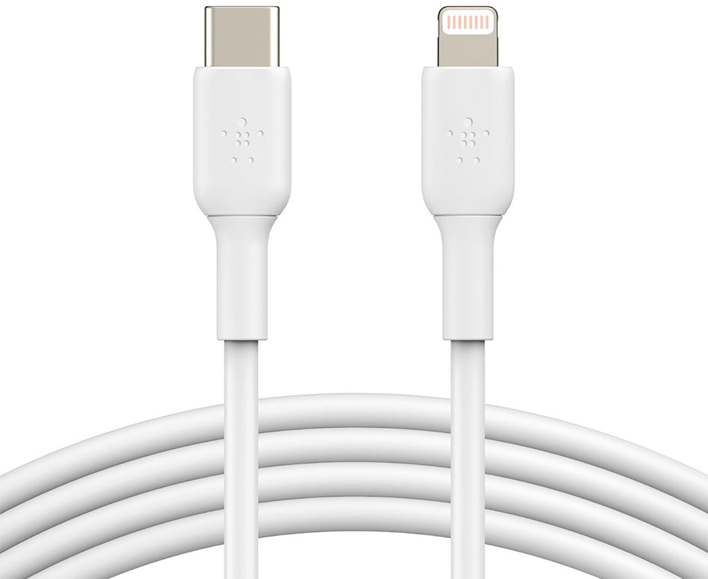 Belkin BOOST CHARGE White 3.3 Foot USB-C To Lightning Cable - CAA003BT1MWH - image 5