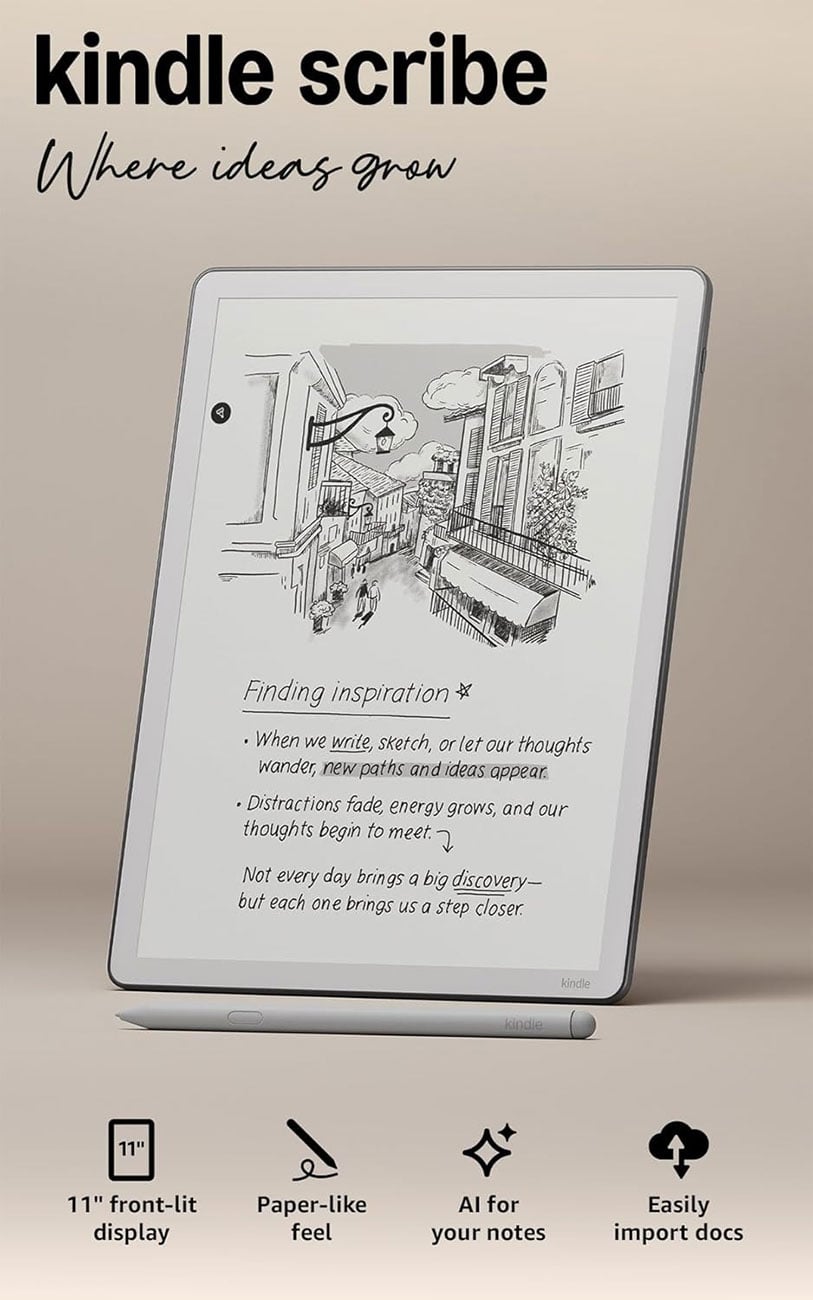 Amazon Kindle Scribe with Front Light 11-Inch 32GB in Graphite - B0DVQQGMCZ - image 2