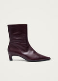 Ambar Rift Stiefeletten aus burgunderrotem Leder