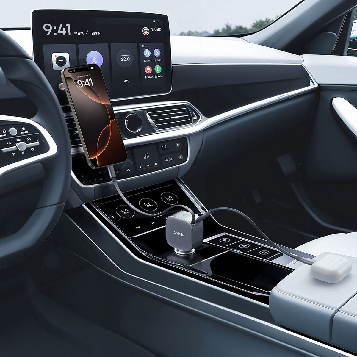 Anker Nano Car Charger (75W, USB-C Port, Built-In Retractable USB-C Cable) in Black - A2738HA2-1 - image 7