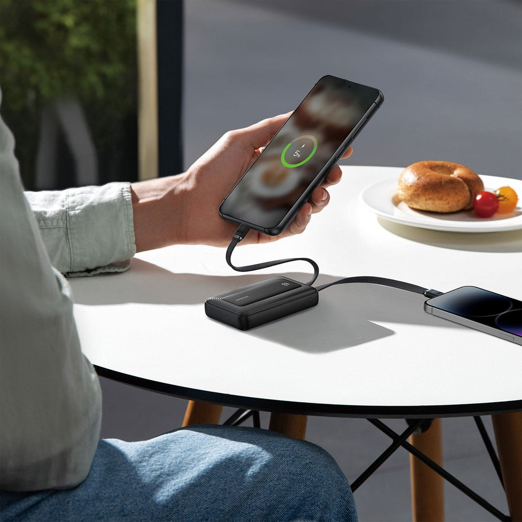 Anker Zolo Power Bank (10,000mAh, 35W, Dual Built-in USB-C Cables) in Black - A110LH12-1 - image 2