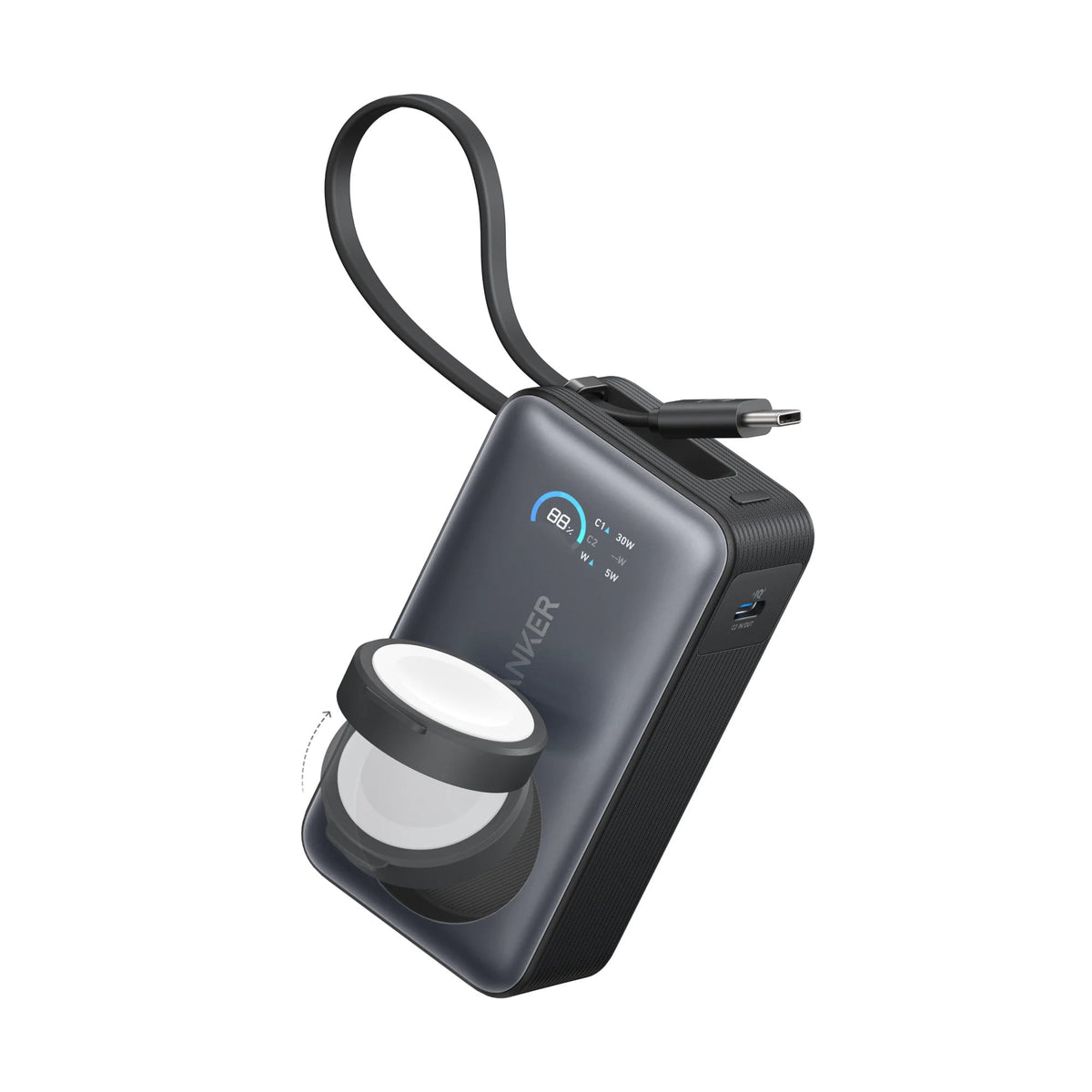 Anker MagGo 10K 35W Apple Watch Power Bank in Black - A1657H11-1 - image 1