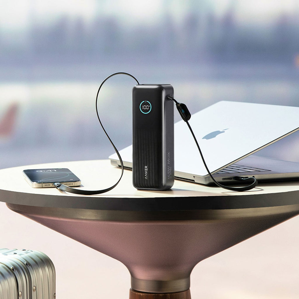 Anker Nano Power Bank (25K, 165W, Built-In and Retractable Cables) in Space Black - A1117H11-1 - image 6