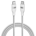 Anker USB-C to USB-C Cable (3 ft, 240W, Upcycled-Braided) in White - A82E2021 - image 1