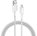 Anker Braided USB-A to USB-C Cable (10 ft) in White - A81H7H21-1 - image 1