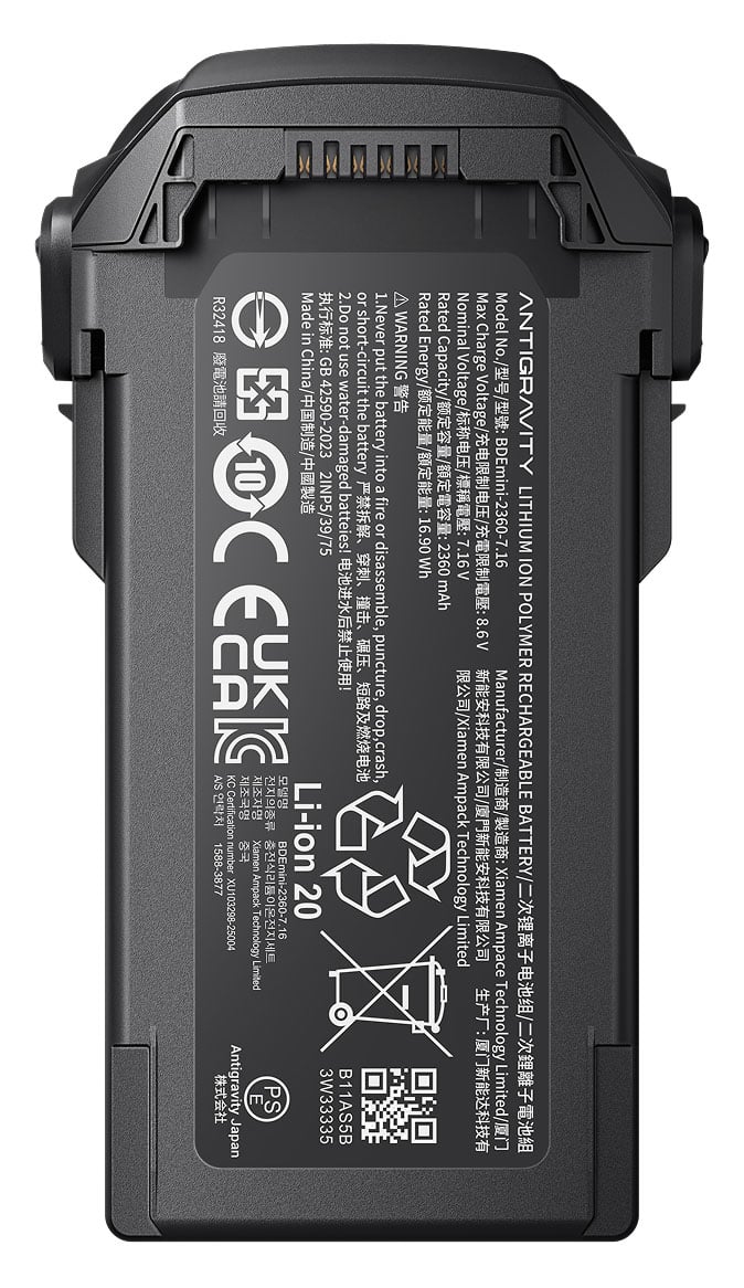 Antigravity A1 Flight Battery - BDEMINI-2360-7.16-01 - image 4