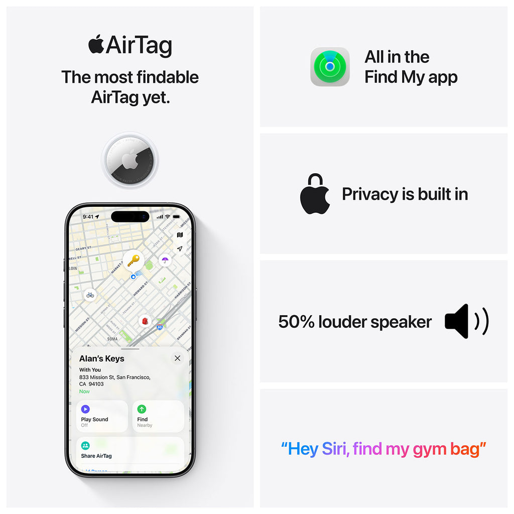 Apple AirTag 2nd Generation (1-Pack) - MFE94LL/A - image 5