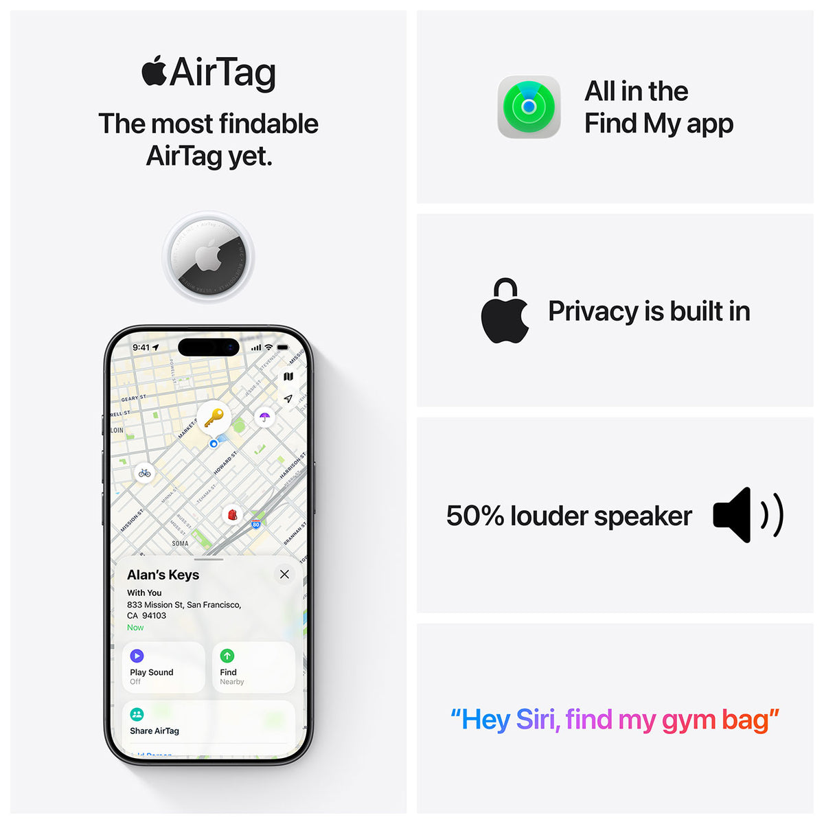 Apple AirTag 2nd Generation (1-Pack) - MFE94LL/A - image 5