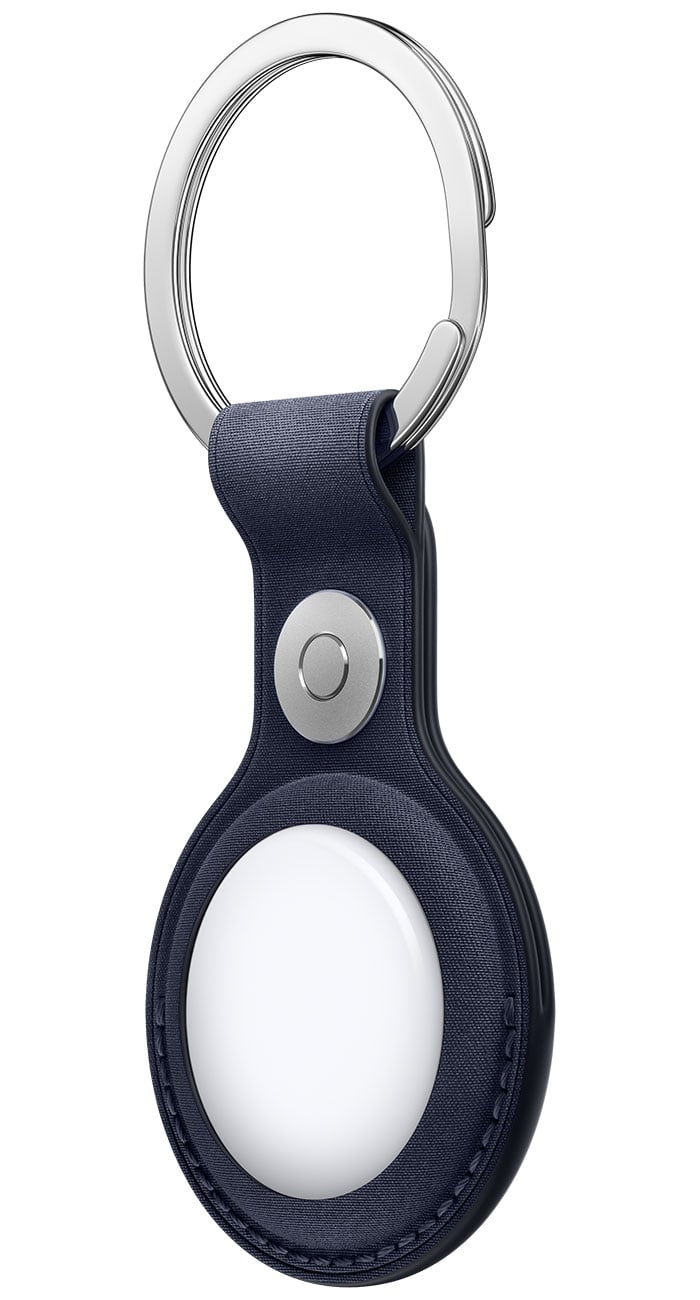 Apple AirTag FineWoven Key Ring in Navy - MGG14ZM/A - image 2