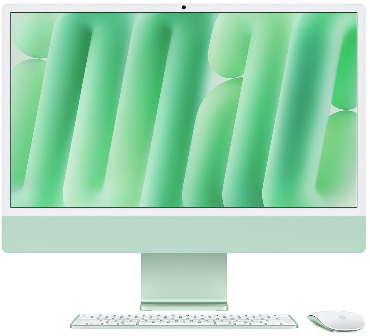 Apple 24-Inch iMac M4 8-Core 16GB RAM 256GB SSD, 8-Core GPU Retina 4.5K Desktop Computer in Green (Late 2 - image 1
