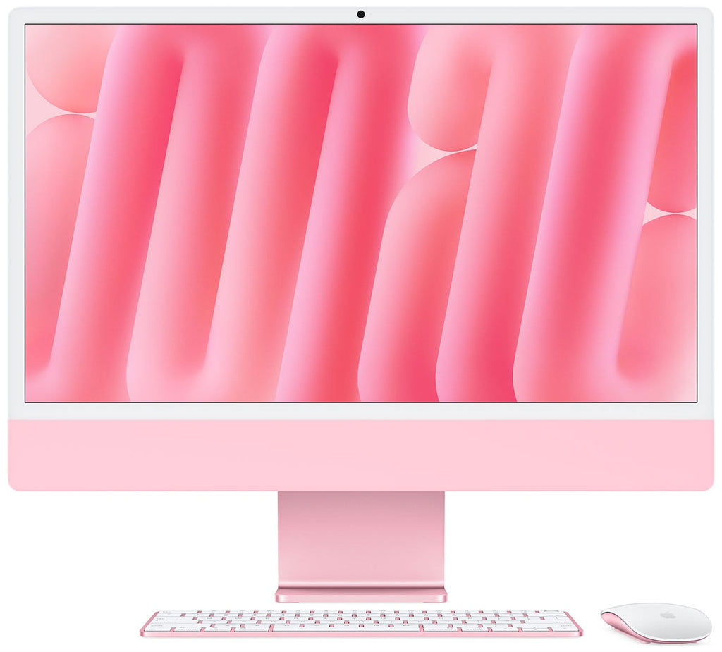 Apple 24-Inch iMac M4 10-Core 16GB RAM 512GB SSD, 10-Core GPU Retina 4.5K Desktop Computer in Pink (Late  - image 1