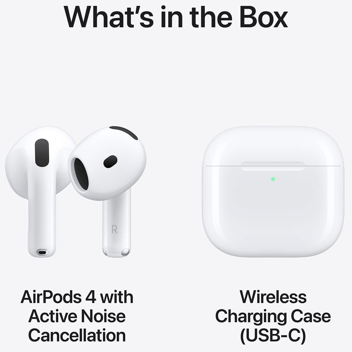 Apple AirPods 4 with Active Noise Cancellation and Wireless USB-C Charging Case - MXP93LL/A - image 9