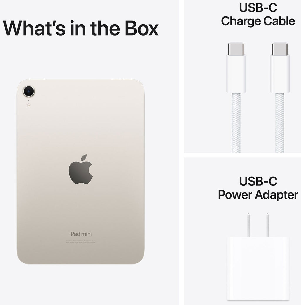 Apple iPad mini (7th Generation) 128GB Wi-Fi in Starlight - MXN83LL/A - image 7