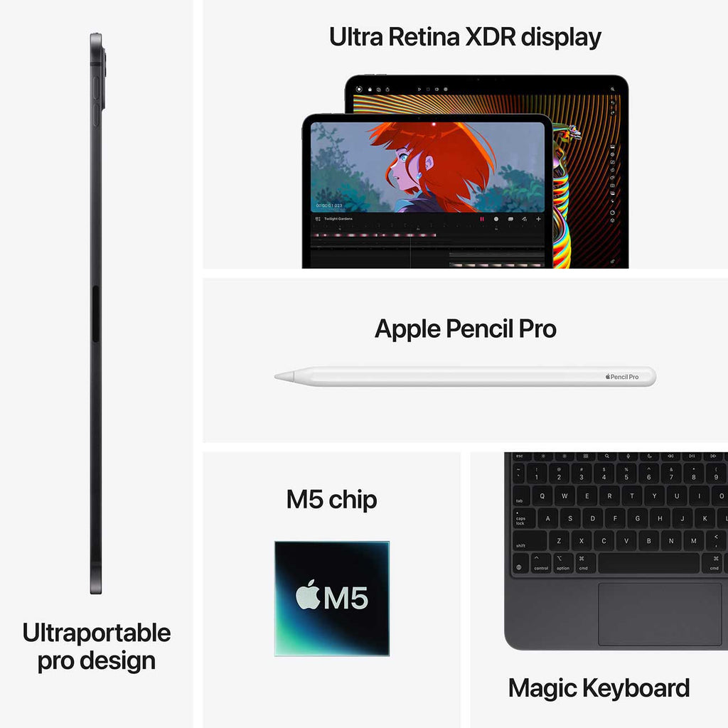 Apple iPad Pro M5 13-Inch 1TB Wi-Fi + Cellular with Nano-Texture Glass in Silver - ME8H4LL/A - image 4