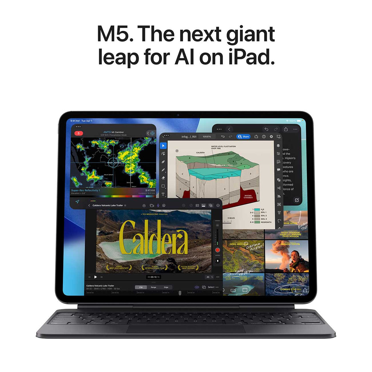 Apple iPad Pro M5 13-Inch 2TB Wi-Fi + Cellular in Space Black - ME8J4LL/A - image 3