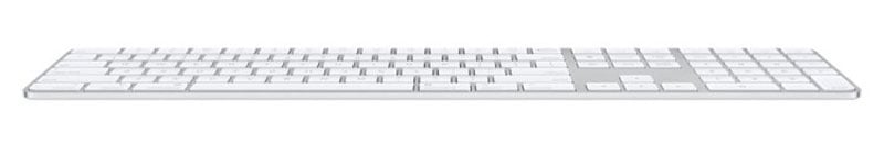 Apple Magic Keyboard with Touch ID and Numeric Keypad for Mac Models with Apple Silicon White (2024) - MX - image 3