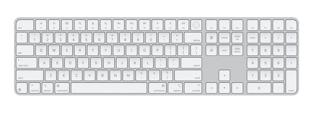 Apple Magic Keyboard with Touch ID and Numeric Keypad for Mac Models with Apple Silicon White (2024) - MX - image 1