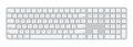 Apple Magic Keyboard with Touch ID and Numeric Keypad for Mac Models with Apple Silicon White (2024) - MX - image 1