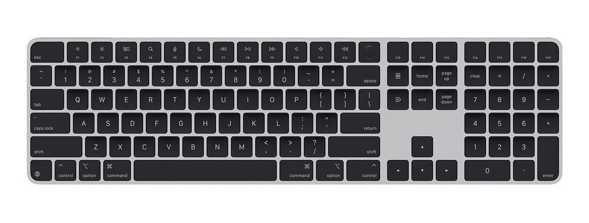 Apple Magic Keyboard with Touch ID and Numeric Keypad for Mac Models with Apple Silicon Black (2024) - MX - image 1