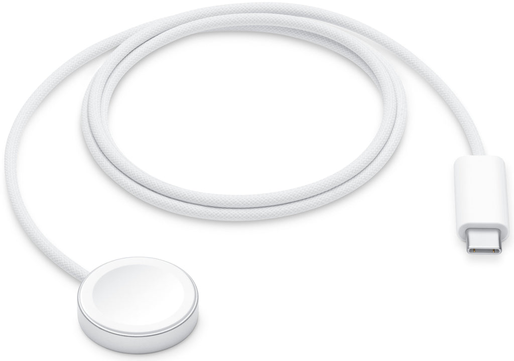 Apple Watch Magnetic Fast Charger to USB-C Cable (1 m) in White - ML434AM/A - image 1