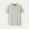 Henley T-Shirt - Light Beige