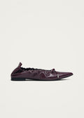 Arden Rift Burgundy Lederballerinas