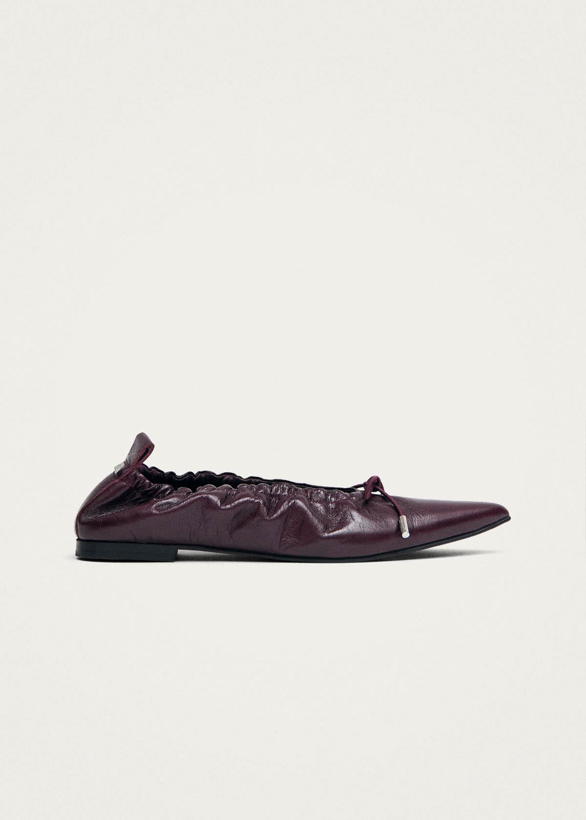 Arden Rift Burgundy Lederballerinas