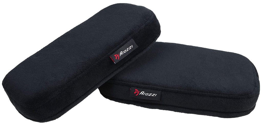 Arozzi Armrest Pads Memory Foam in Black (Pair) - AZ-MFPAD-BK - image 1