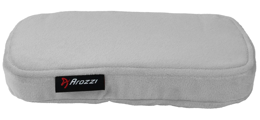 Arozzi Armrest Pads Memory Foam in Light Gray (Pair) - AZ-MFPAD-GY - image 2