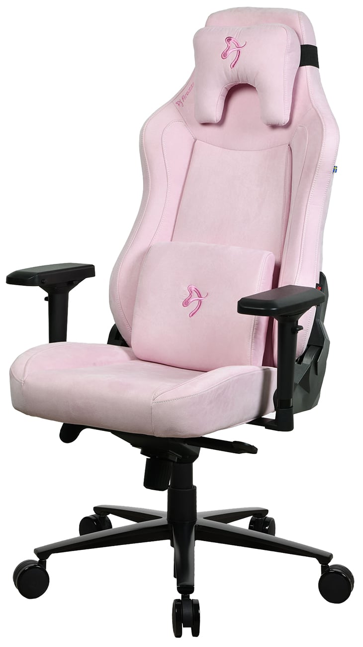 Arozzi Gaming Chair Vernazza Series Standard Supersoft in Pink PU Leather Finish - VERNAZZA-SPSF-PNK - image 2