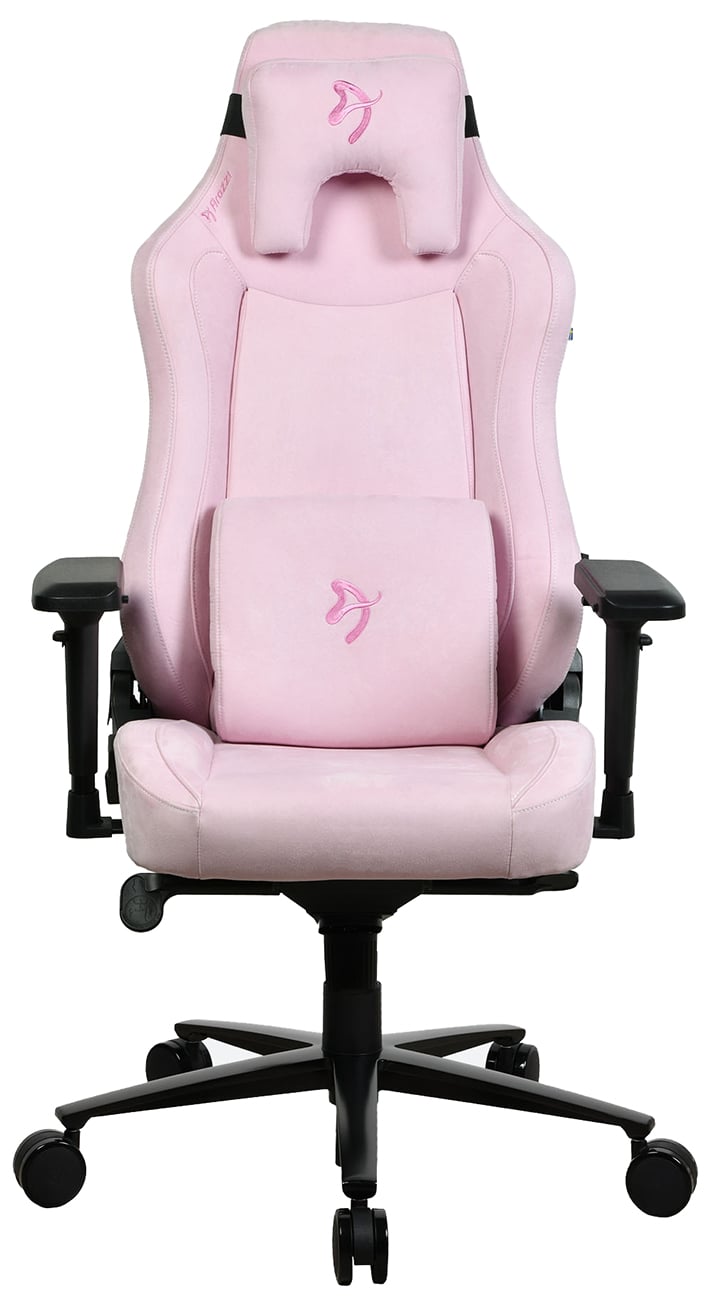 Arozzi Gaming Chair Vernazza Series Standard Supersoft in Pink PU Leather Finish - VERNAZZA-SPSF-PNK - image 1