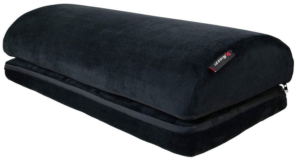 Arozzi Under-Desk Footrest Velvet in Black - AZ-FOOTREST-VELVET-BK - image 1