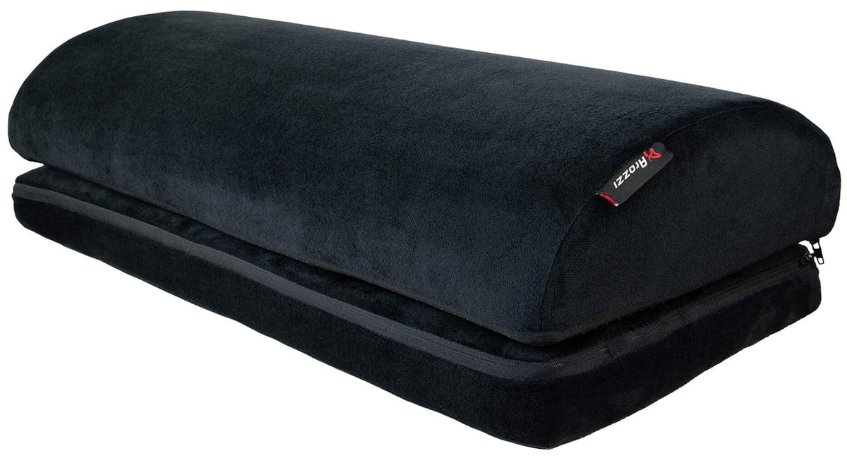 Arozzi Under-Desk Footrest Velvet in Black - AZ-FOOTREST-VELVET-BK - image 1