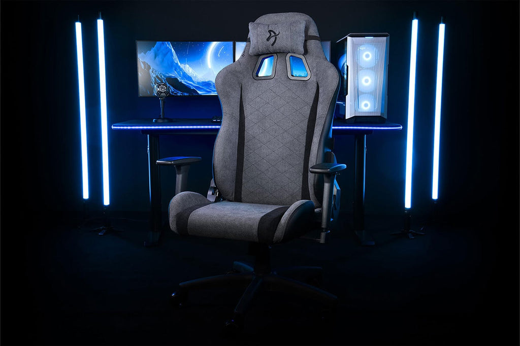 Arozzi Avanti Soft Fabric Gaming Chair in Ash - AVANTI-SFB-ASH - image 8