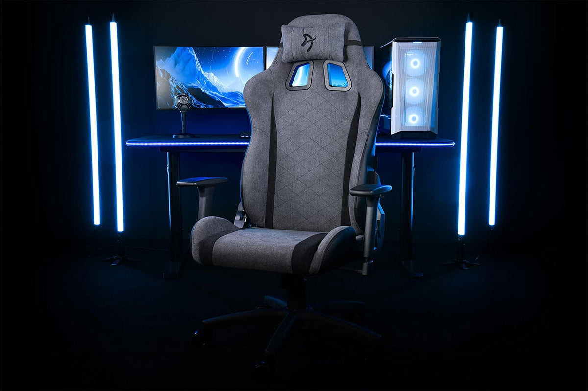 Arozzi Avanti Soft Fabric Gaming Chair in Ash - AVANTI-SFB-ASH - image 8
