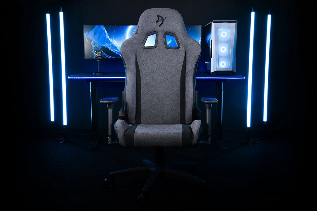 Arozzi Avanti Soft Fabric Gaming Chair in Ash - AVANTI-SFB-ASH - image 7