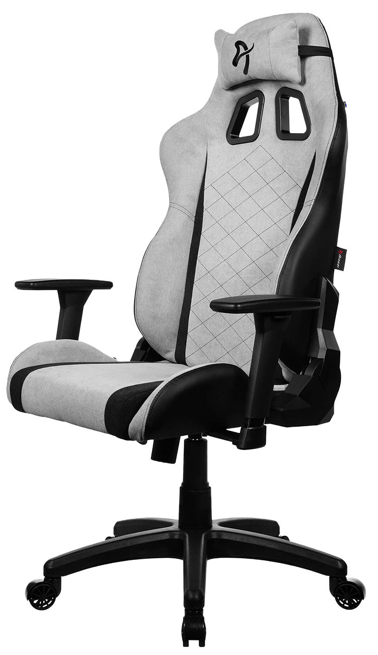 Arozzi Avanti Soft Fabric Gaming Chair in Light Gray - AVANTI-SFB-LG - image 3