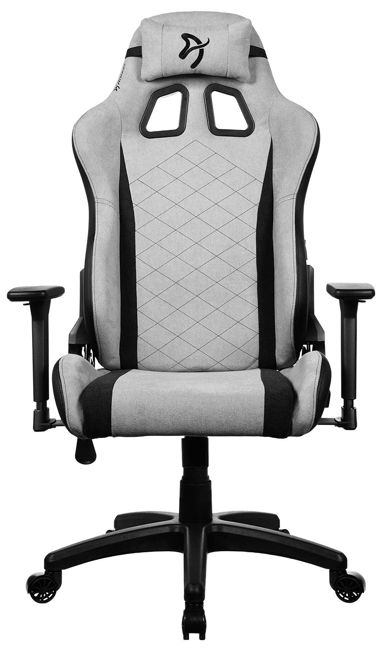 Arozzi Avanti Soft Fabric Gaming Chair in Light Gray - AVANTI-SFB-LG - image 1