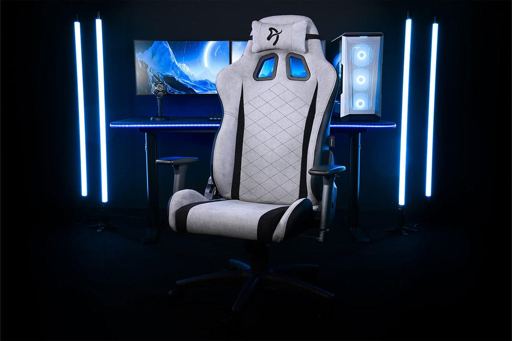 Arozzi Avanti Soft Fabric Gaming Chair in Light Gray - AVANTI-SFB-LG - image 9