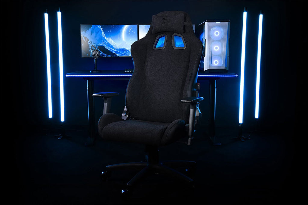 Arozzi Avanti Soft Fabric Gaming Chair in Pure Black - AVANTI-SFB-PBK - image 6