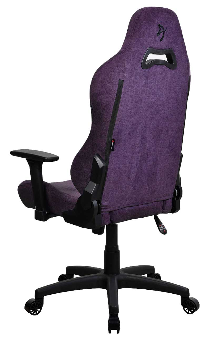 Arozzi Torretta Series Soft Fabric Gaming Chair in Purple - TORRETTA-SFB-PP - image 4