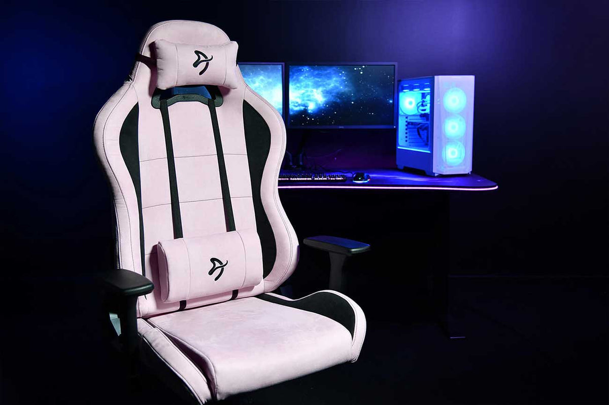 Arozzi Torretta Series Supersoft Gaming Chair in Pink - TORRETTA-SPSF-PNK - image 6