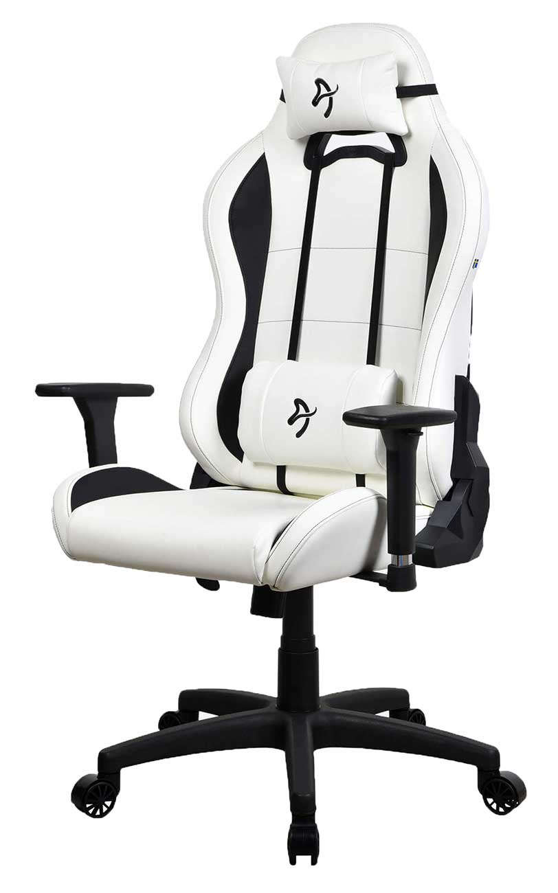 Arozzi Torretta Series Soft PU Gaming Chair in White - TORRETTA-SPU-WT - image 2