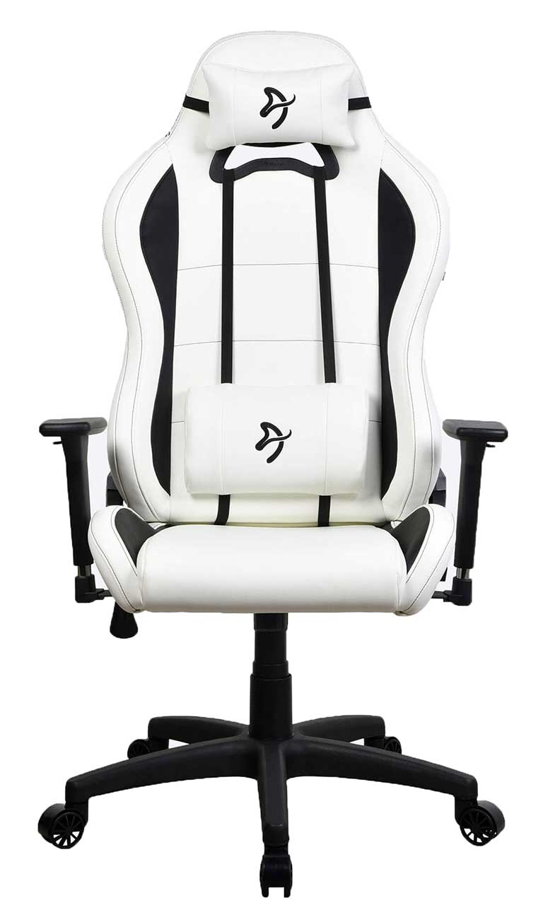 Arozzi Torretta Series Soft PU Gaming Chair in White - TORRETTA-SPU-WT - image 1