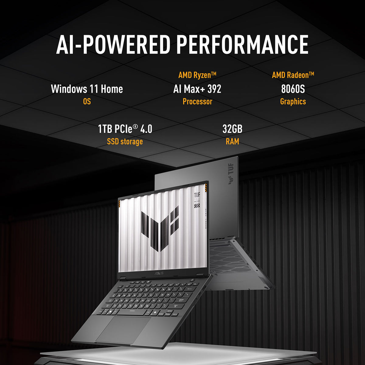 ASUS TUF A14 Gaming Laptop 14-Inch AMD Ryzen AI Max+ 392 32GB RAM 1TB SSD, Radeon 8060S Graphics in Jaega - image 8