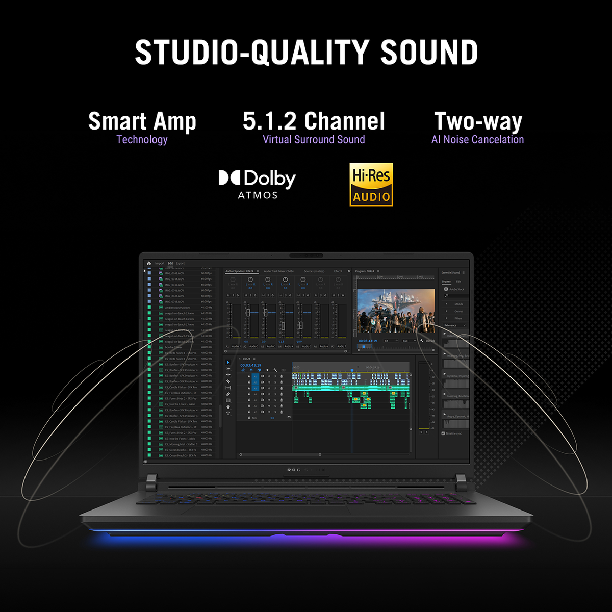 ASUS ROG Strix SCAR 18 Gaming Laptop 18-Inch Intel Core Core Ultra 9 290HX Plus 32GB RAM 1TB SSD, NVIDIA  - image 8
