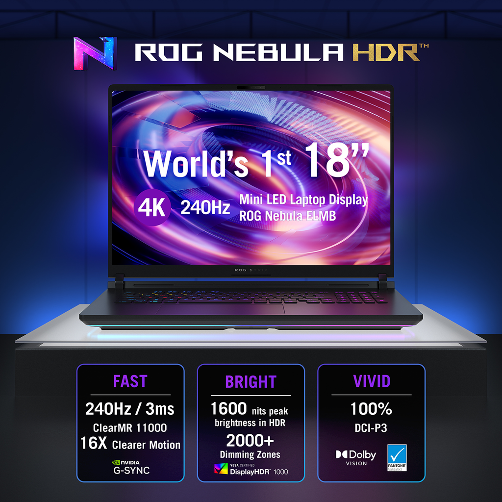 ASUS ROG Strix SCAR 18 Gaming Laptop 18-Inch Intel Core Core Ultra 9 290HX Plus 32GB RAM 1TB SSD, NVIDIA  - image 5